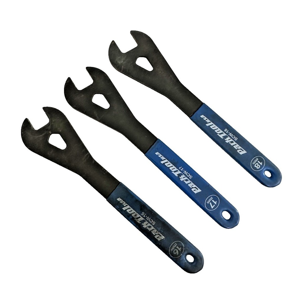 Park Tool Bike Wrench 16 17 18 mm Set of 3 Blue Handle
